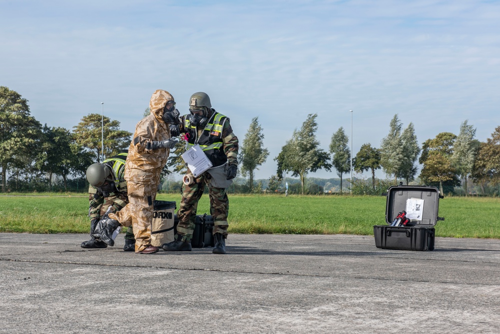 NATO Exercise Toxic Trip 23; day and night CBRN operations