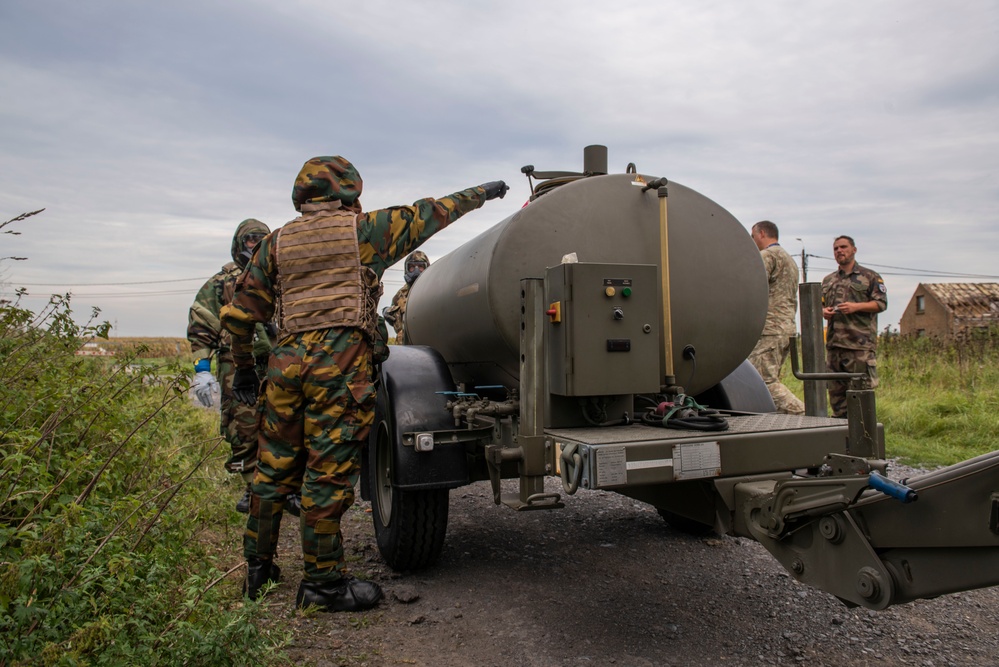 NATO Exercise Toxic Trip 23; day and night CBRN operations