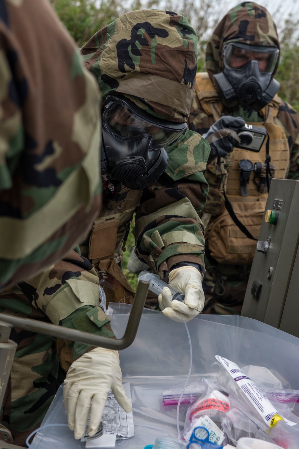 NATO Exercise Toxic Trip 23; day and night CBRN operations