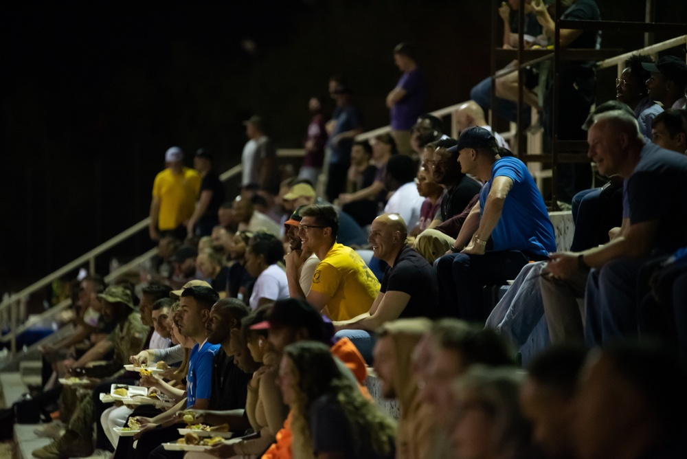 USAF and RSAF hold coalition soccer match