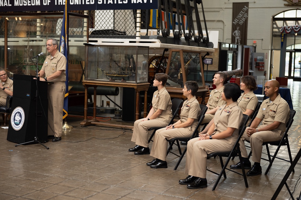 U.S. Navy Band pins new Chief Petty Officers