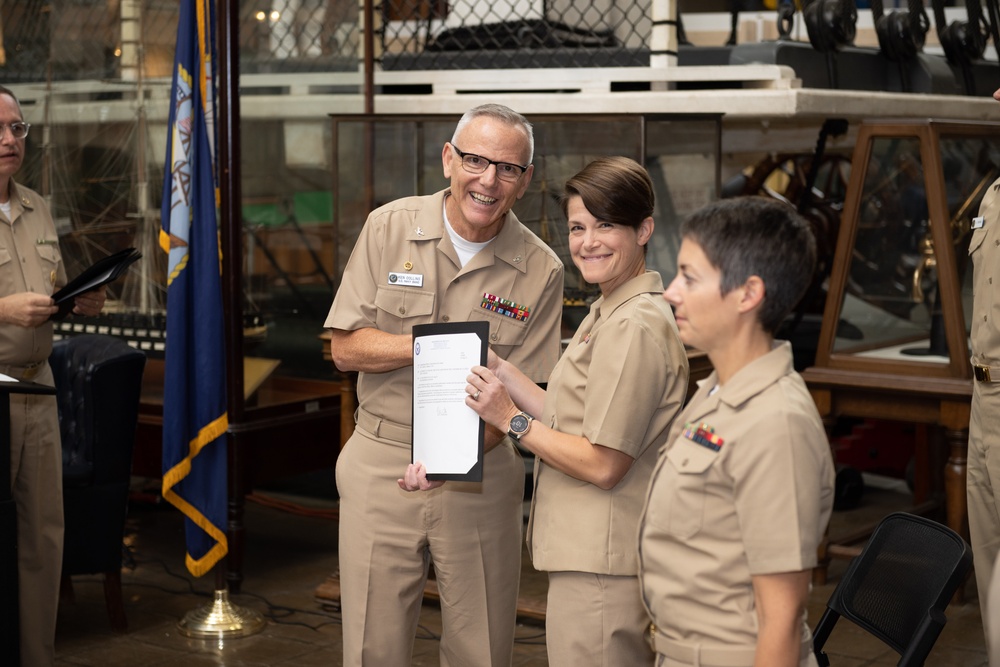 U.S. Navy Band pins new Chief Petty Officers