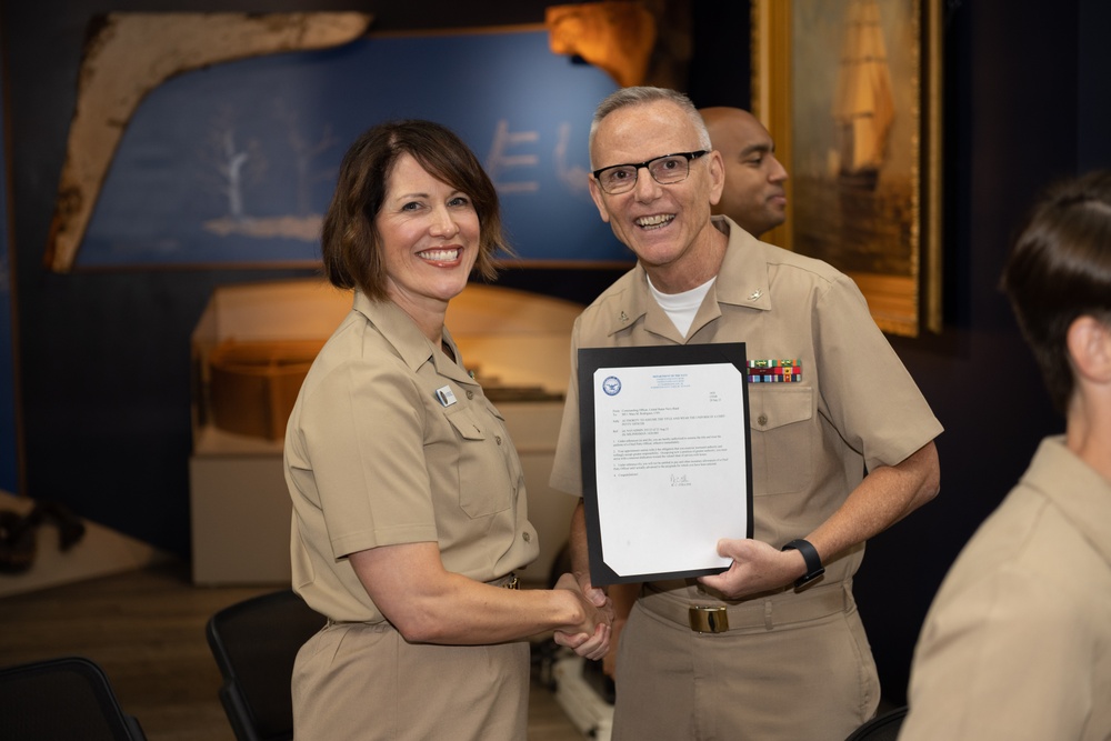 U.S. Navy Band pins new Chief Petty Officers