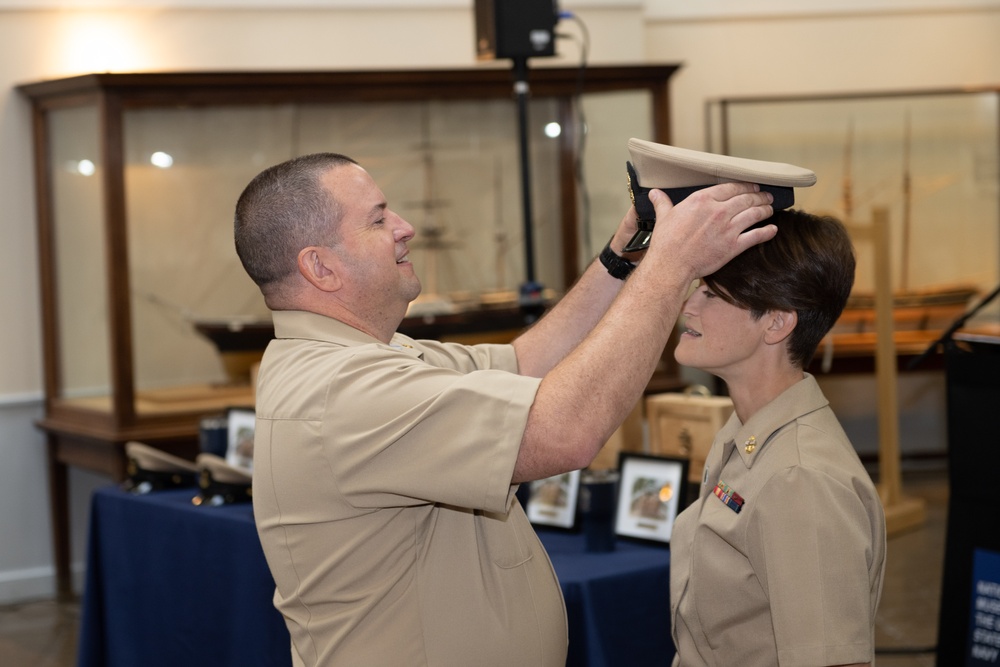 U.S. Navy Band pins new Chief Petty Officers