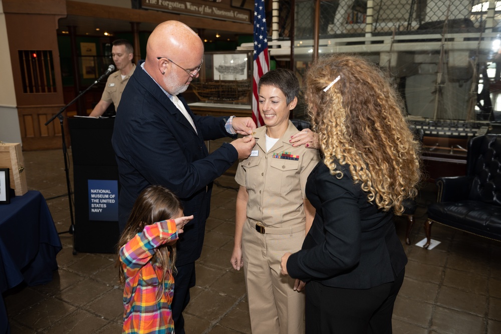 U.S. Navy Band pins new Chief Petty Officers