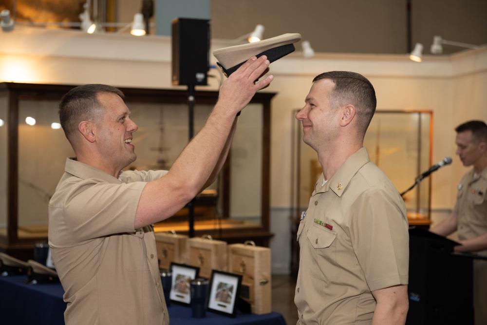 U.S. Navy Band pins new Chief Petty Officers