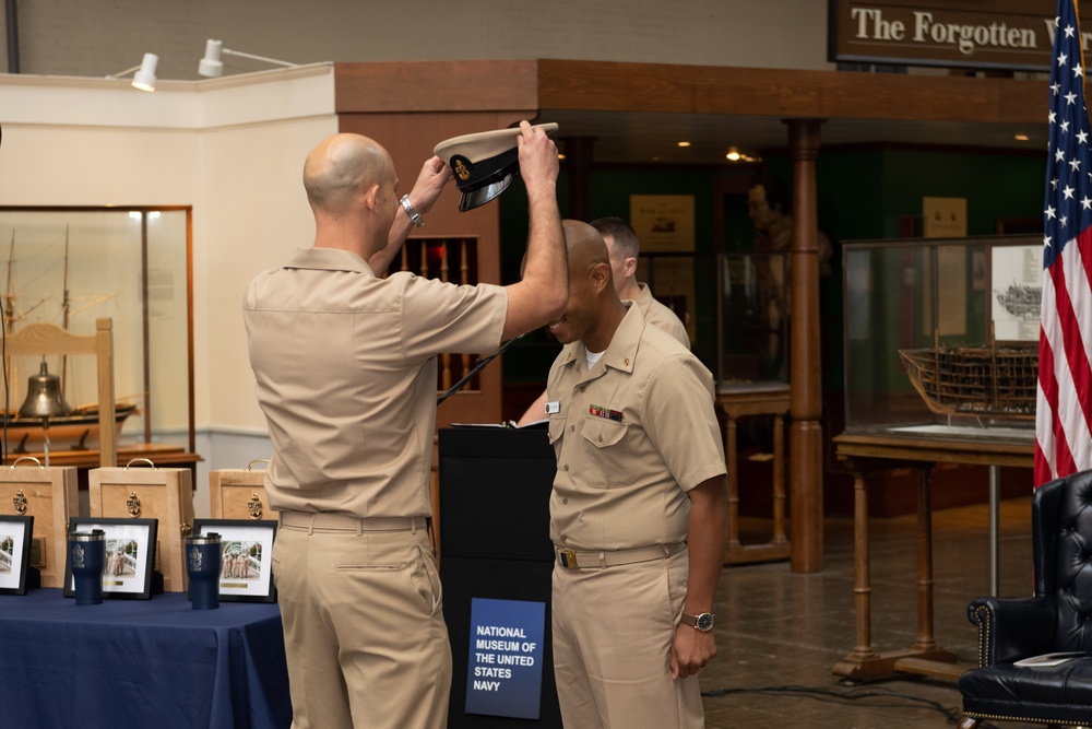 U.S. Navy Band pins new Chief Petty Officers