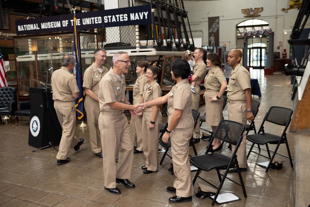 U.S. Navy Band pins new Chief Petty Officers