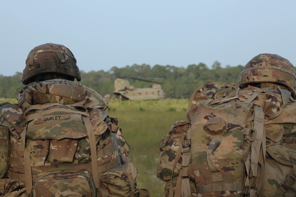 U.S. Army Best Squad Competition Day 7 Helicopter Movement