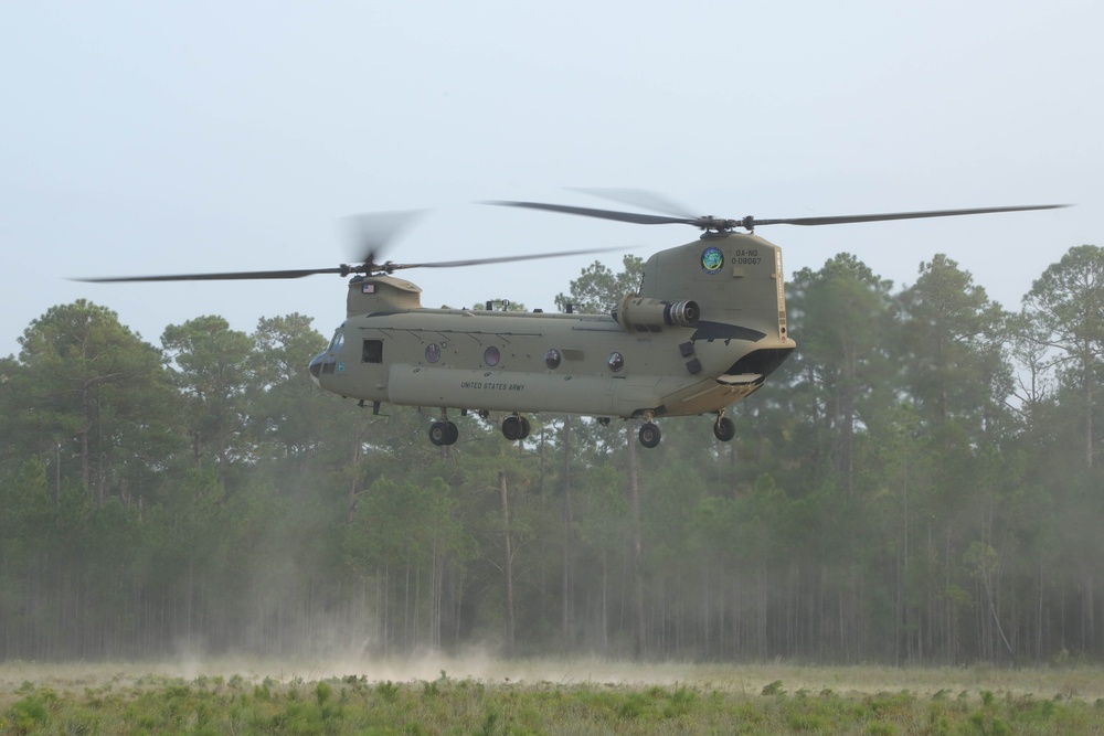 U.S. Army Best Squad Competition Day 7 Helicopter Movement