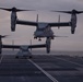 Marine Medium Tiltrotor Squadron (VMM) 365 lands MV-22B Ospreys aboard the Royal Navy's HMS Prince of Wales