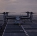 Marine Medium Tiltrotor Squadron (VMM) 365 lands MV-22B Ospreys aboard the Royal Navy's HMS Prince of Wales