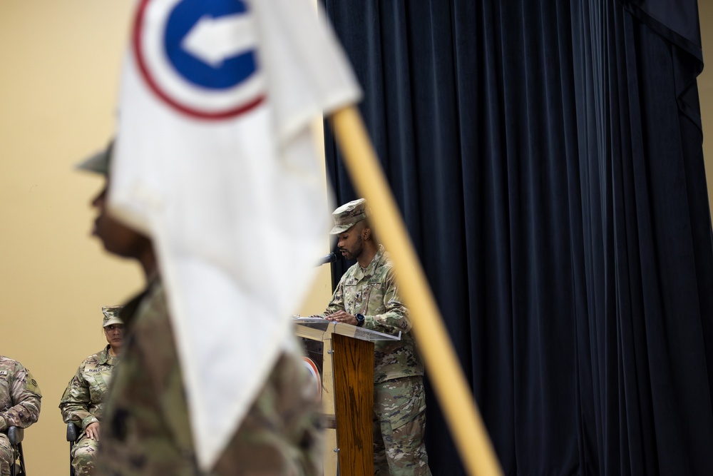 Alpha Company, Special Troops Battalion, 1st Theater Sustainment Command Change of Responsibility