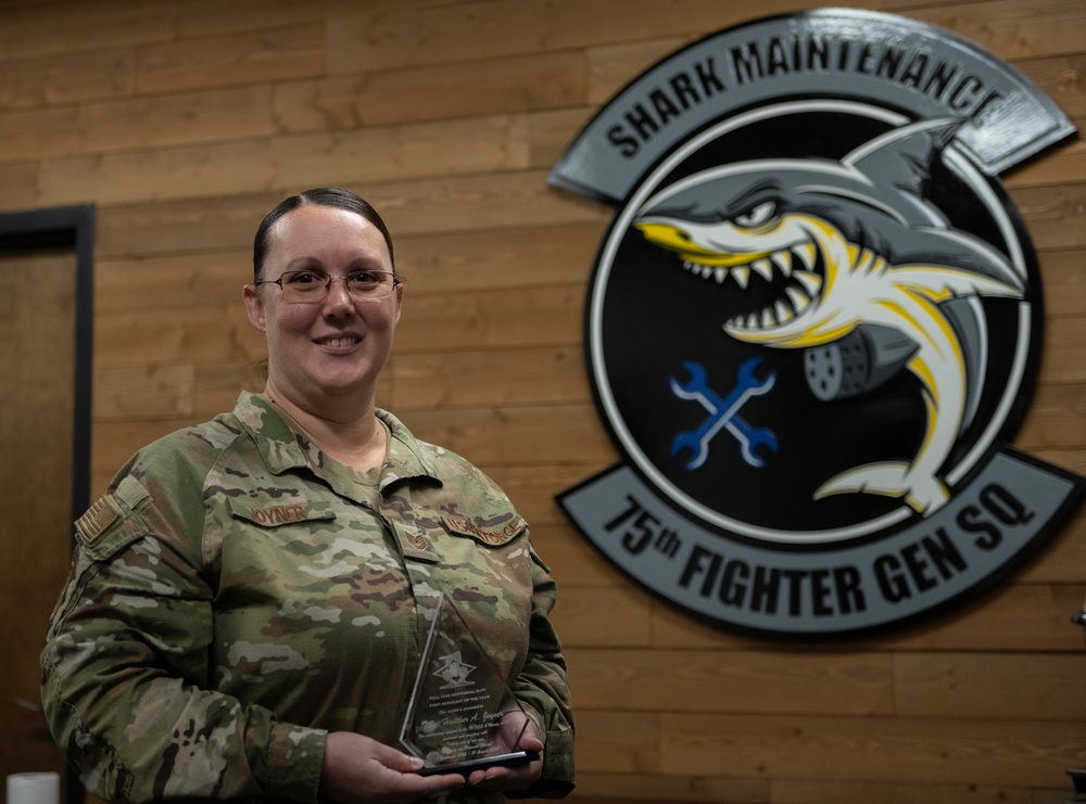 Moody leaders honor additional-duty First Sergeant of the Year