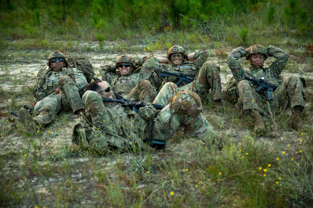 U.S. Army Best Squad Competition Day 7 helicopter movement