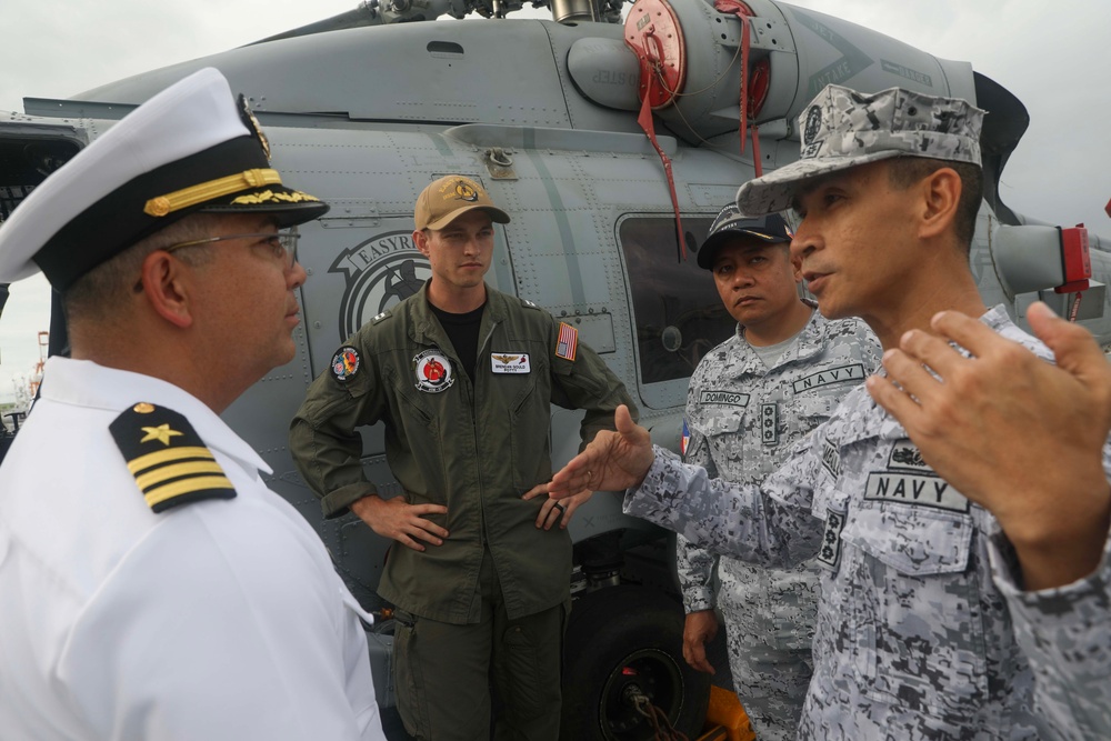 USS Dewey (DDG 105) Hosts Ship Tours During Maritime Training Activity Sama Sama 2023