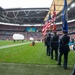 RAF Mildenhall Honor Guard participates in 2023 London NFL Game