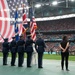 RAF Mildenhall Honor Guard participates in 2023 London NFL Game