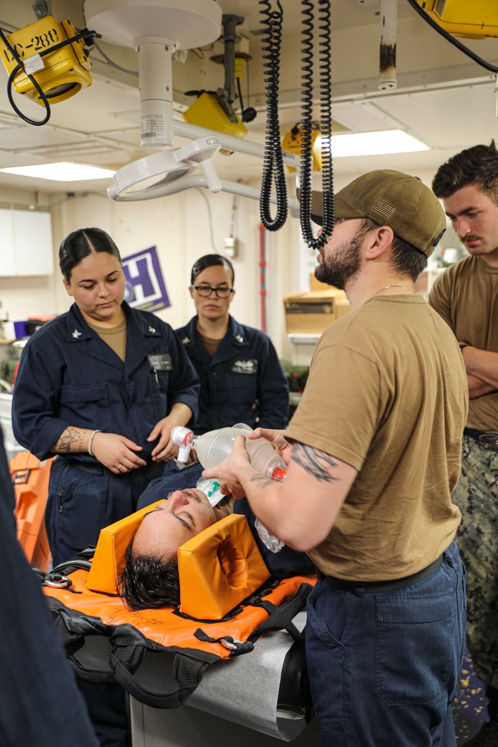 USS Carter Hall (LSD 50) Conducts Medical Training Team Exercise, Oct. 2, 2023