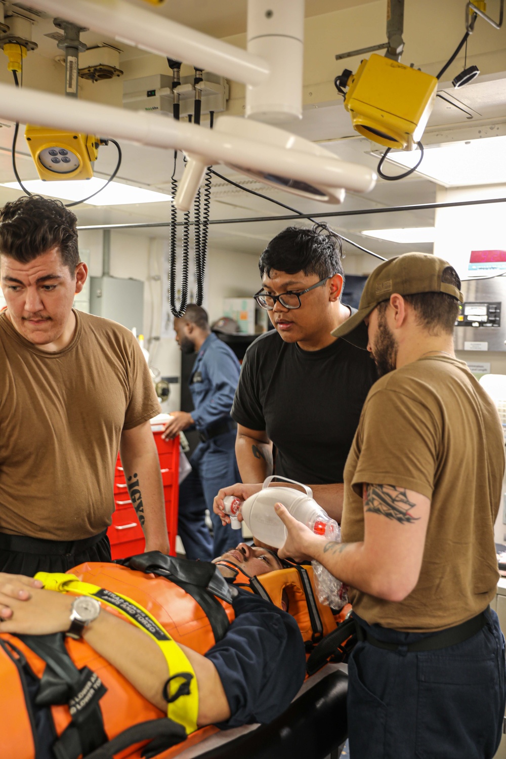 USS Carter Hall (LSD 50) Conducts Medical Training Team Exercise, Oct. 2, 2023