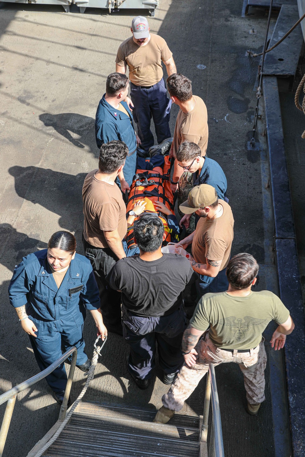 USS Carter Hall (LSD 50) Conducts Medical Training Team Exercise, Oct. 2, 2023