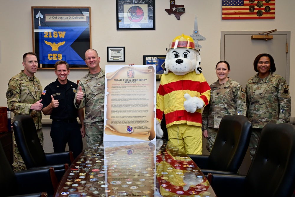 2023 Fire Prevention Week Proclamation Signing