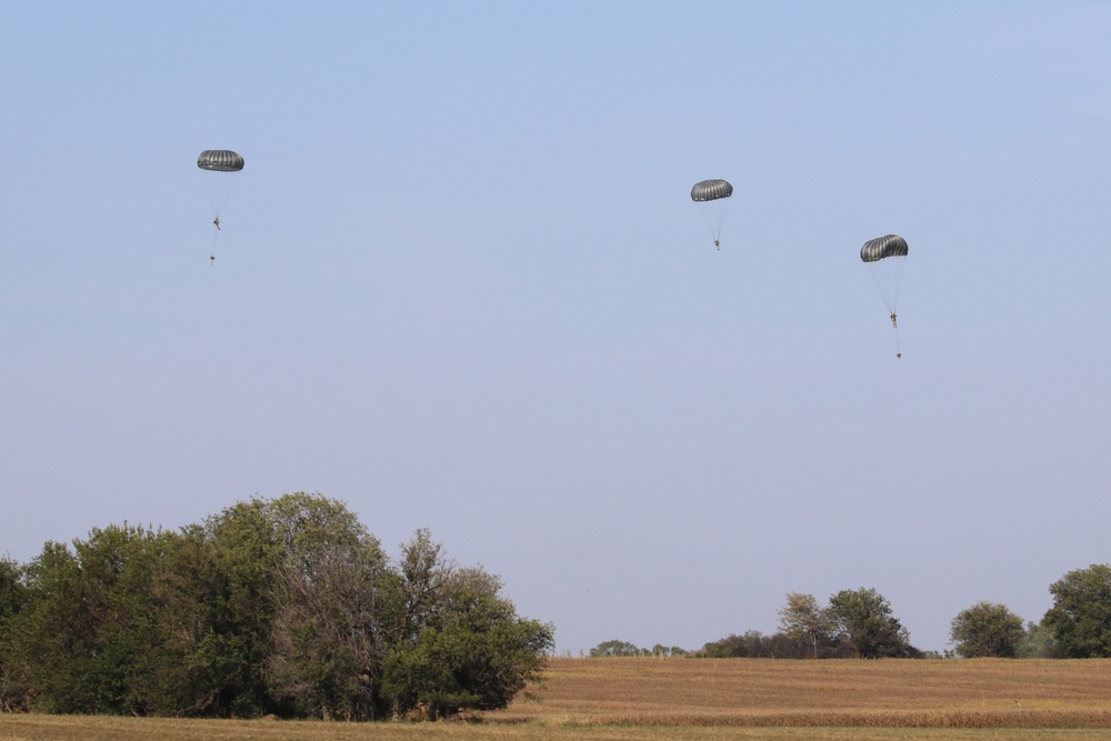 Jumpers above Husker DZ