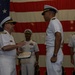 USS Wasp Holds Change of Command Ceremony