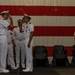 USS Wasp Holds Change of Command Ceremony