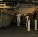 USS Wasp Holds Change of Command Ceremony