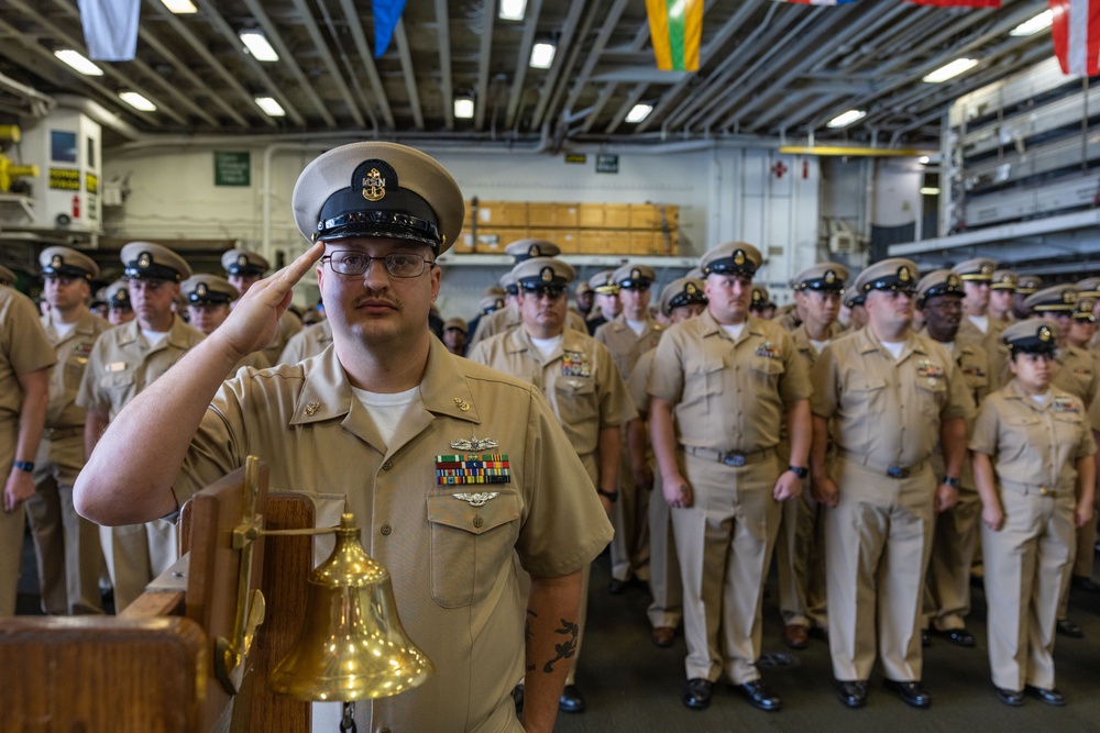 Chief Pinning Ceremony