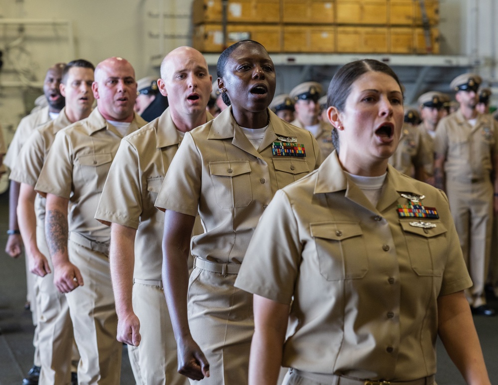 Chief Pinning Ceremony