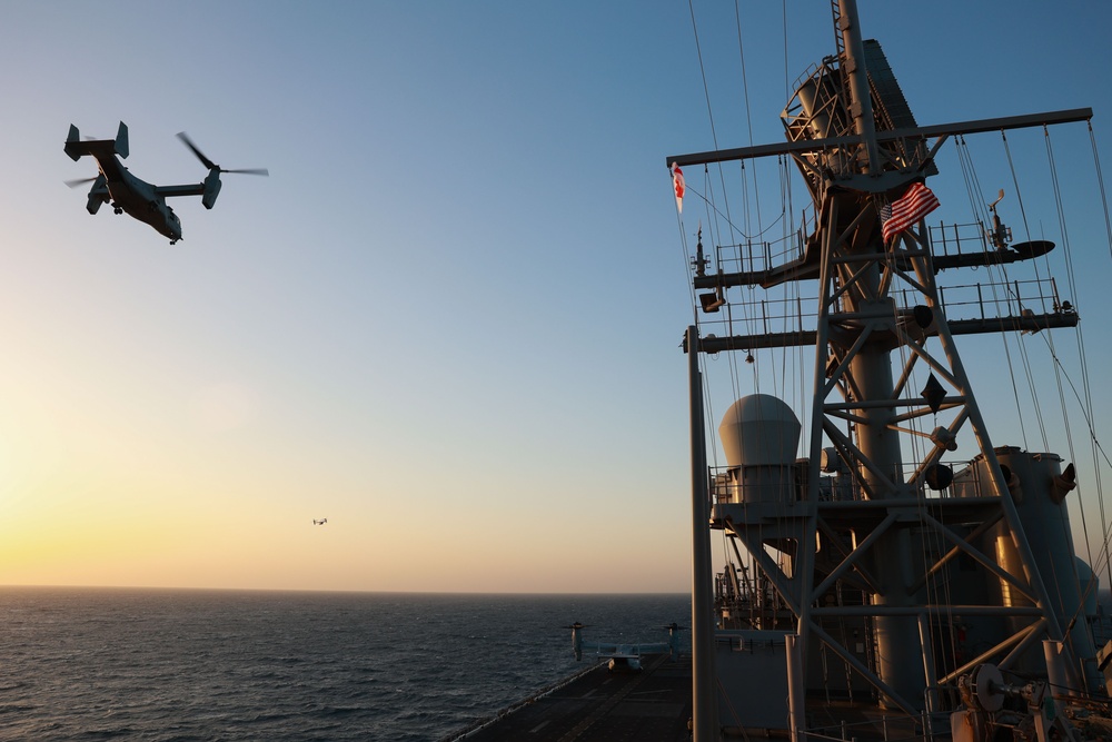 USS Bataan Flight Operations