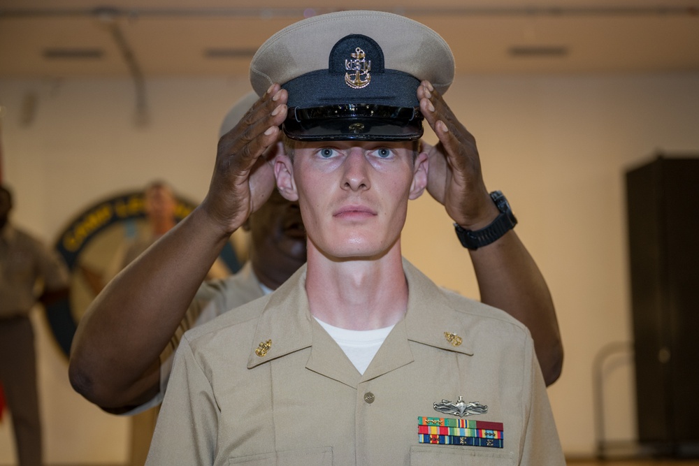 CLDJ's Chief Petty Officer Pinning Ceremony