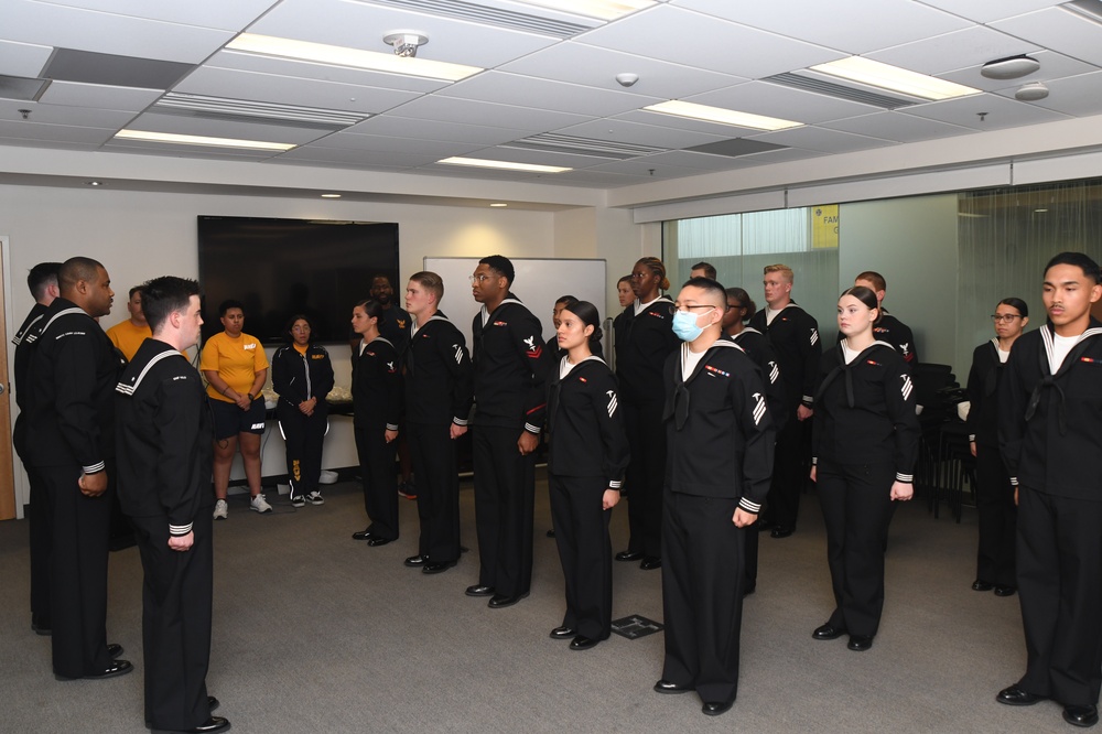 Naval Medical Center Camp Lejeune Honor Guard Rope Ceremony