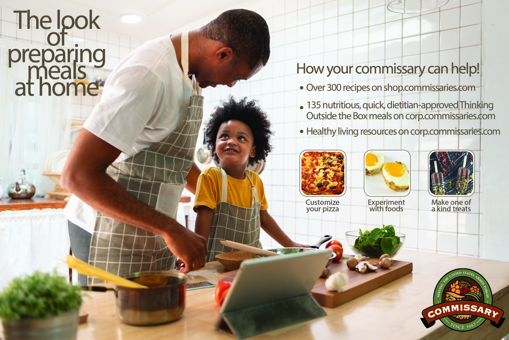 Commissaries encourage patrons to prepare, share meals at home to provide nutritional, social and financial benefits