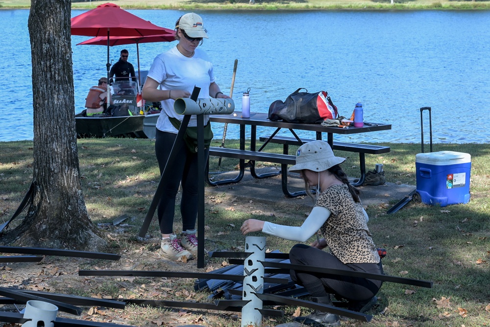 19th CES, USFWS conduct Fish Habitat Project