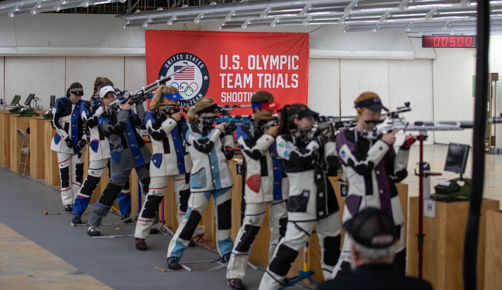US Army Soldiers Compete in Olympic Trials at Fort Moore