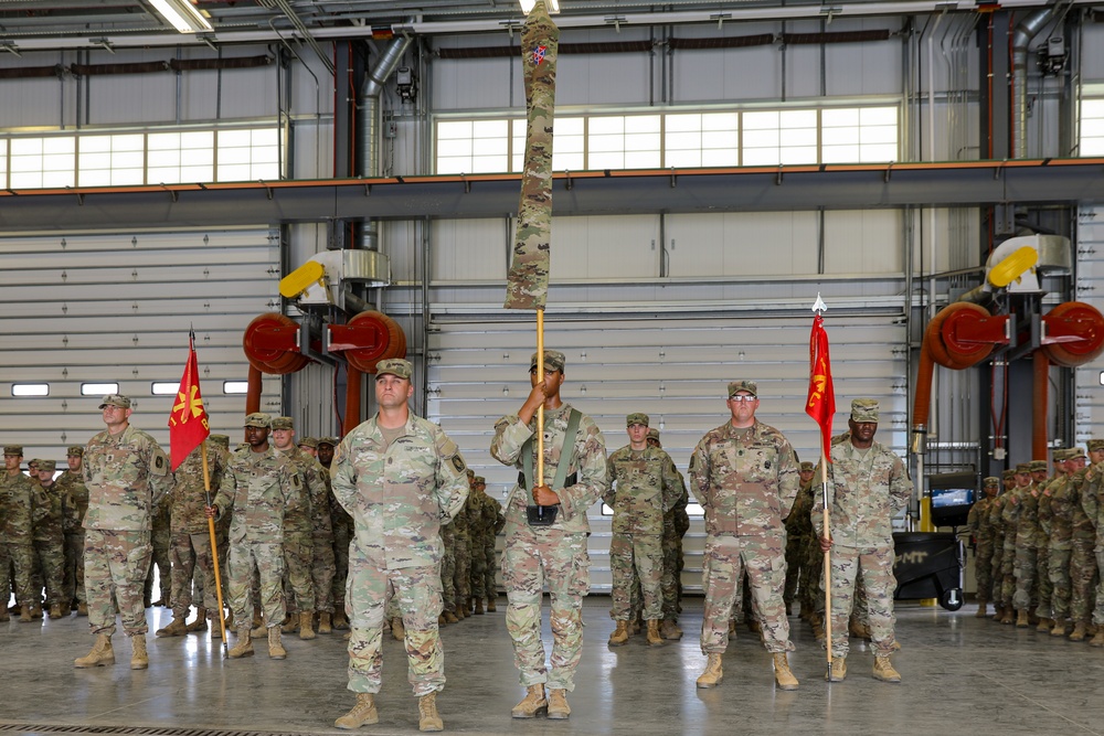 1st Battalion, 62nd Air Defense Artillery Regiment colors casing ceremony