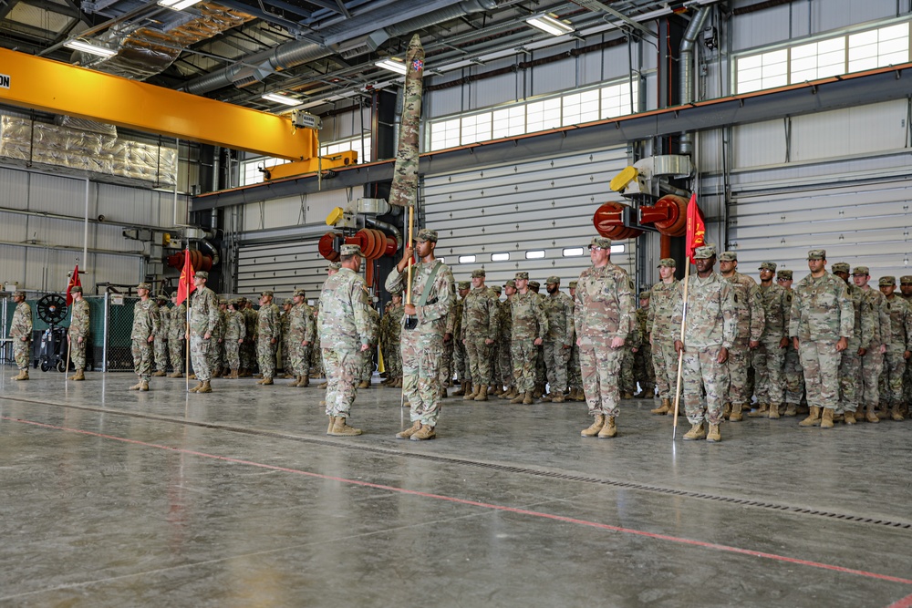 1st Battalion, 62nd Air Defense Artillery Regiment colors casing ceremony