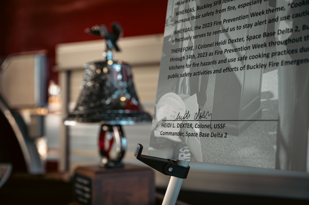 Fire Prevention Week Proclamation Signing