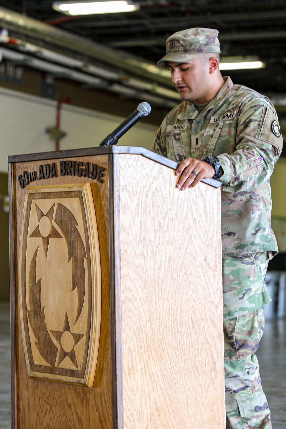 1st Battalion, 62nd Air Defense Artillery Regiment colors casing ceremony