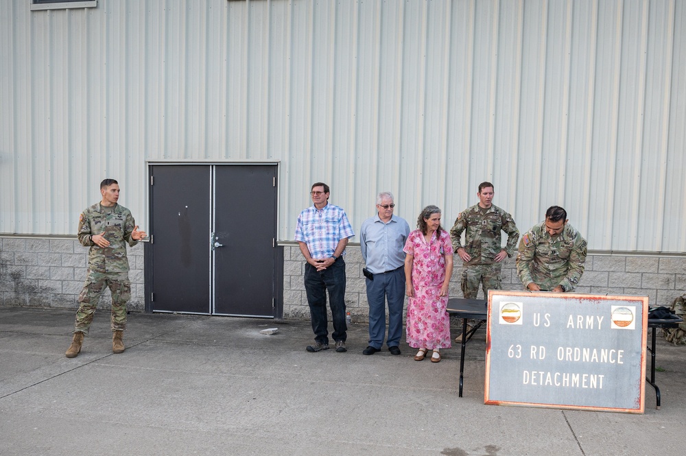 Fort Leonard Wood Soldiers march to honor Explosive Ordnance Disposal sergeant major