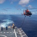 USCGC Munro Conducts Helicopter In-flight Refueling