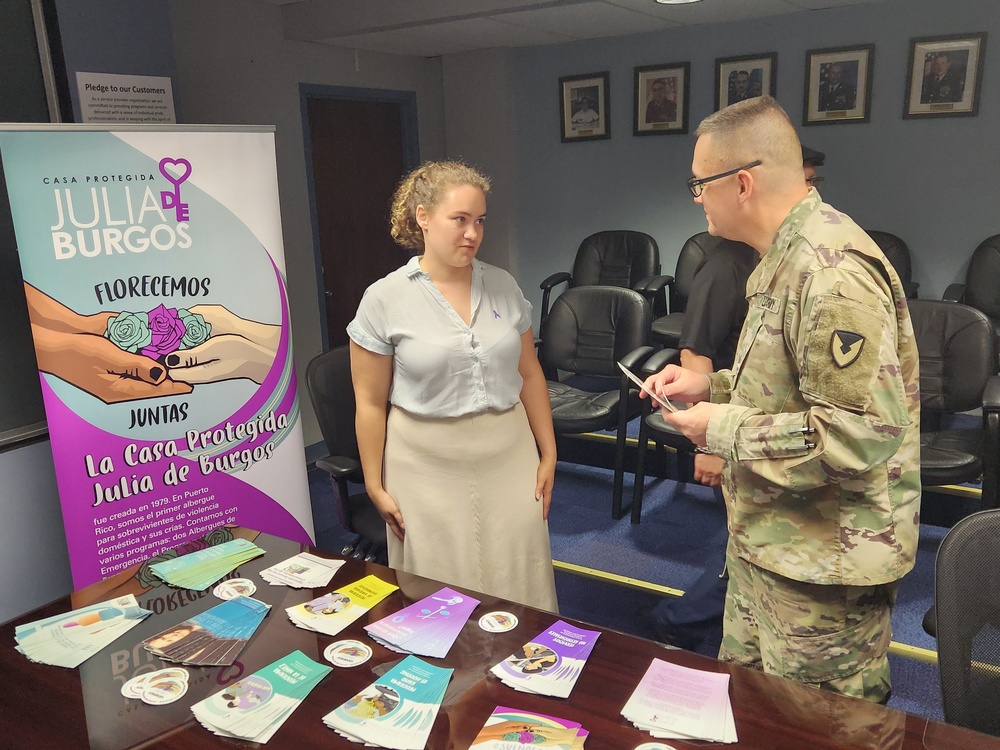 Fort Buchanan raises awareness about domestic violence