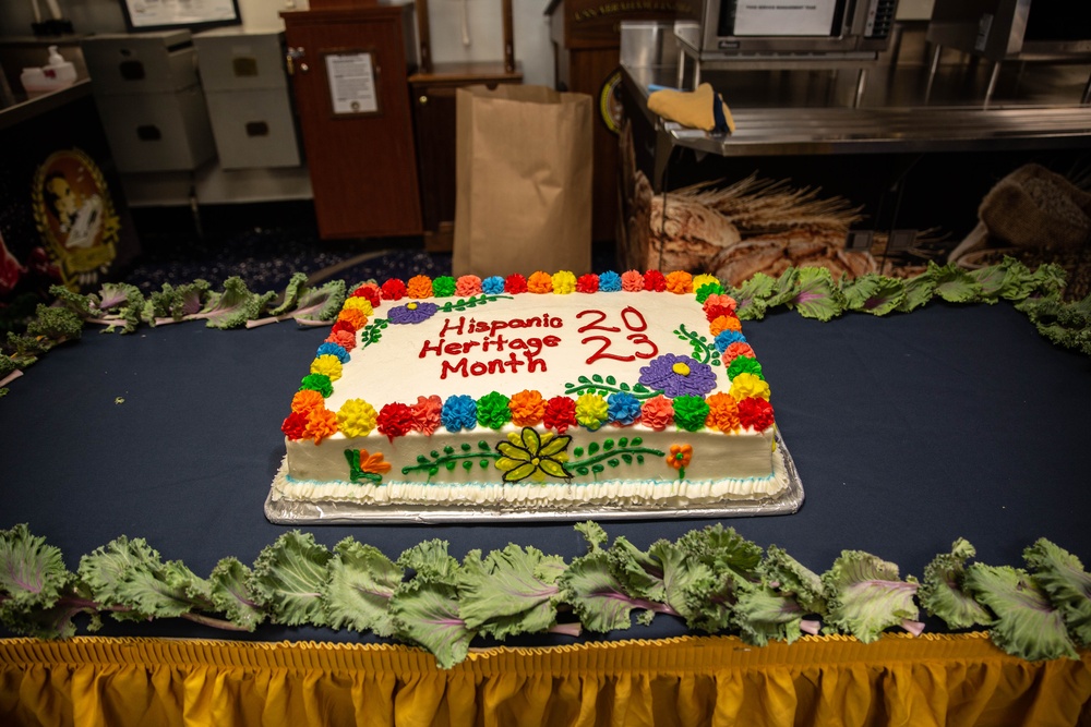 Abraham Lincoln Sailors celebrate Hispanic Heritage Month