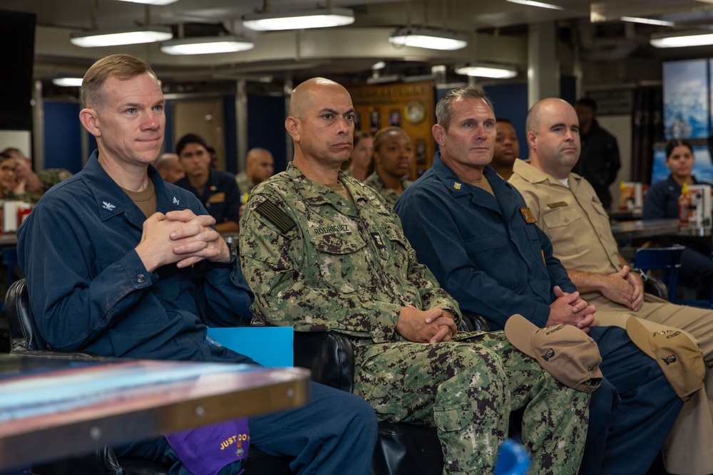 Abraham Lincoln Sailors celebrate Hispanic Heritage Month