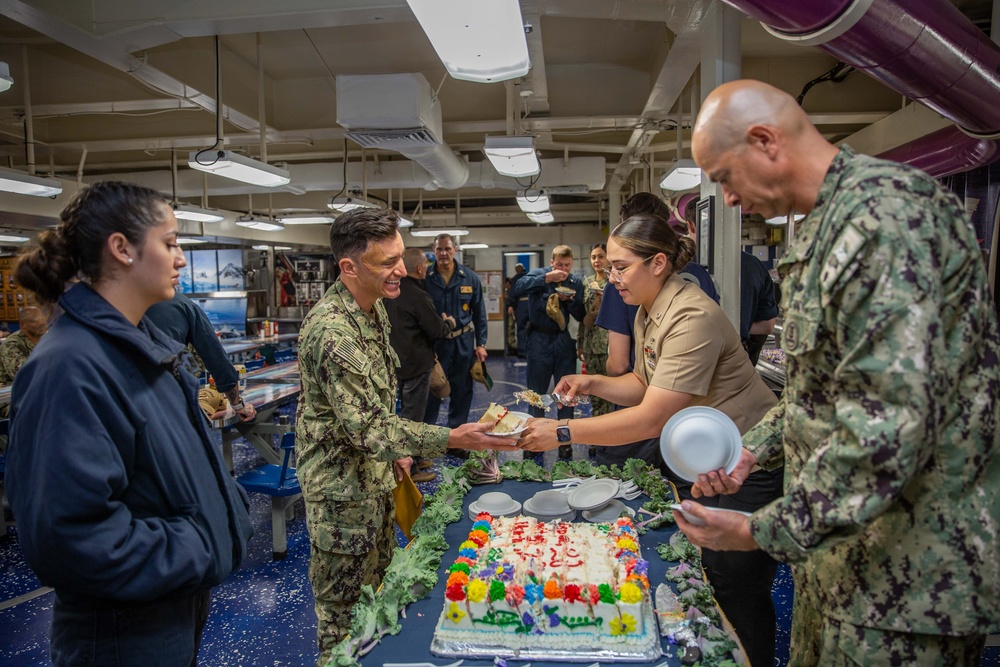 Abraham Lincoln Sailors celebrate Hispanic Heritage Month