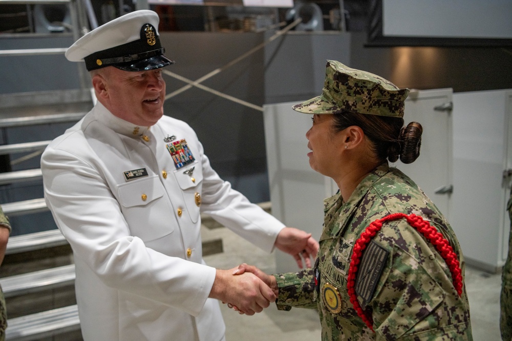 MCPON attends Capping Ceremony