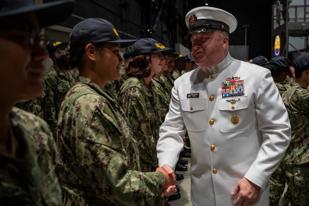 MCPON attends Capping Ceremony